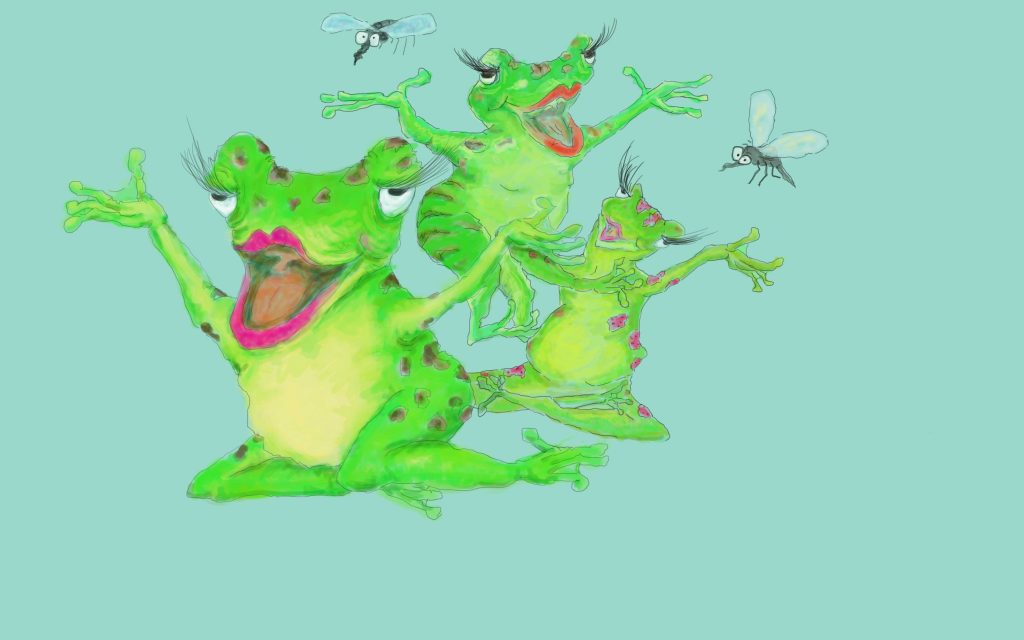 Froschdamenchor The Slimy Green Wellentines